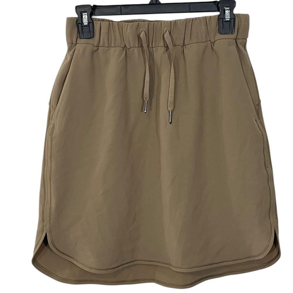 LULULEMON On The Fly Skirt Woven‎ Wrinkle Free Unlined Frontier Size 6 - Picture 3 of 8